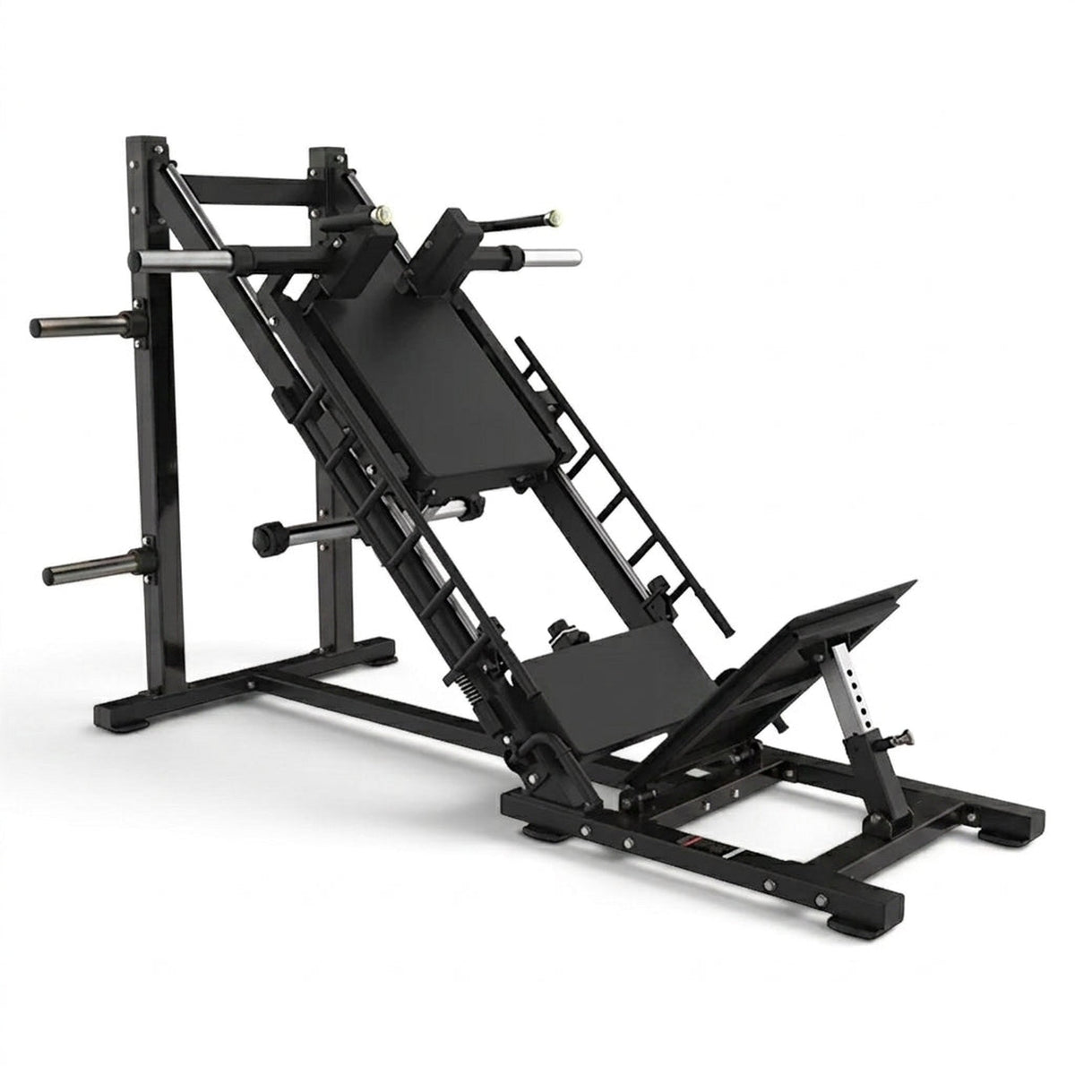 PowerBells plate loaded leg press and hack squat machine